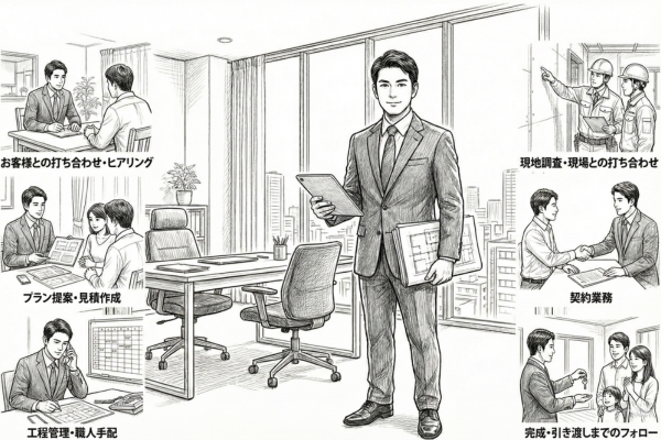 営業業務風景